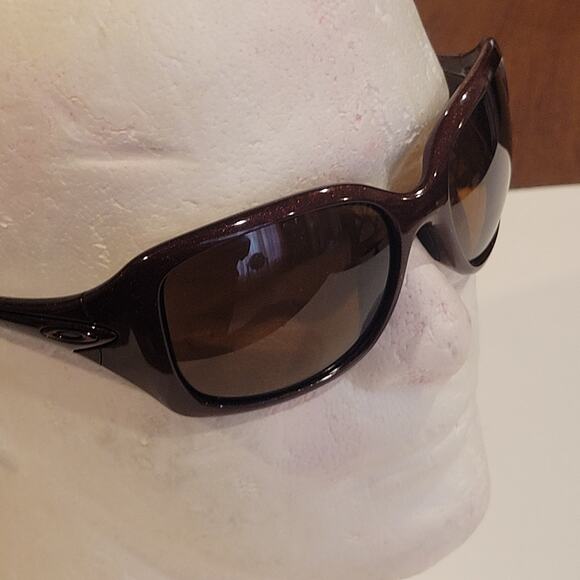 OAKLEY Necessity Burgundy Oversized OO9122-04 60-18-125 Sunglasses - Picture 10 of 15